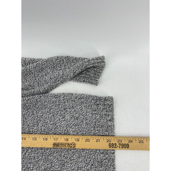 Karen Scott Women's Gray Long Sleeve Collared Knit Sweater Size Medium - Picture 7 of 9